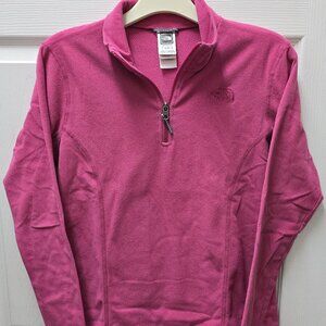 North Face Youth Pink Fleece Shirt XL